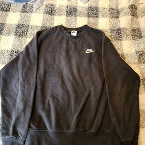 Classic Black Men's Crewneck Sweater